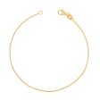 14K Gold Cable Chain Bracelet Online now