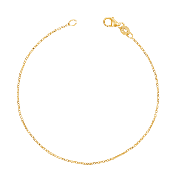 14K Gold Cable Chain Bracelet Online now