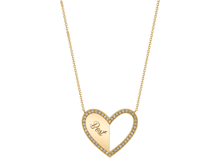 Kids Best Friend Heart Necklaces (Set of 2) Supply