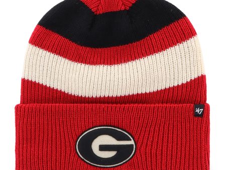 GEORGIA BULLDOGS CLUBHOUSE JENNINGS  47 CUFF KNIT Online Hot Sale