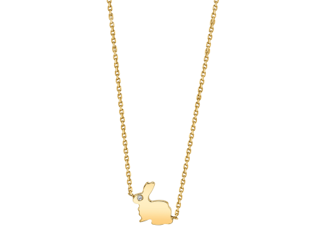 Kids Dainty Bunny Rabbit Necklace For Cheap