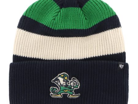 NOTRE DAME FIGHTING IRISH CLUBHOUSE JENNINGS  47 CUFF KNIT Hot on Sale