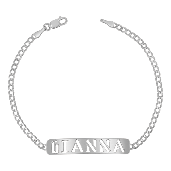 Cuban Link Nameplate Bracelet Cheap