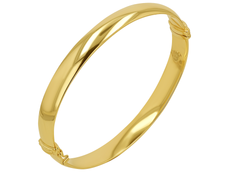 Chunky Hinged Bangle (7mm) Discount