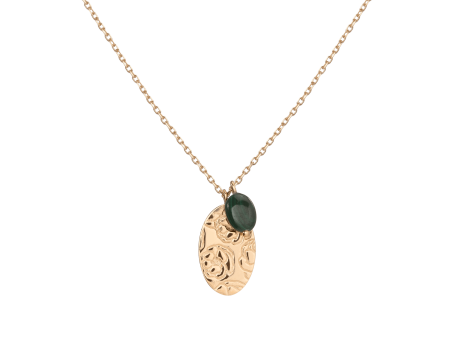 AURATE X MACENNA: Rose Garden Pendant Necklace Online Hot Sale