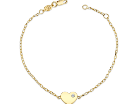 Birthstone Heart Bracelet Sale