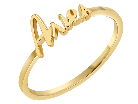 Zodiac Script Ring Cheap