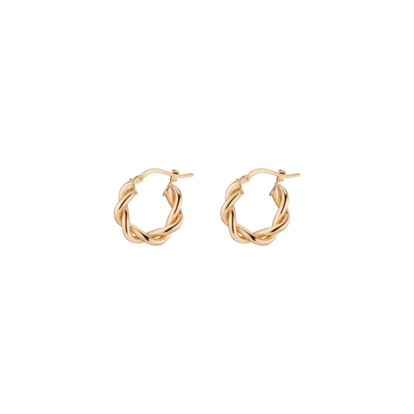 Bold Twisted Hoop Earrings Sale