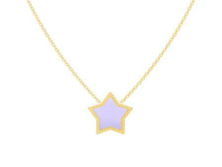 Enamel Star Necklace For Cheap