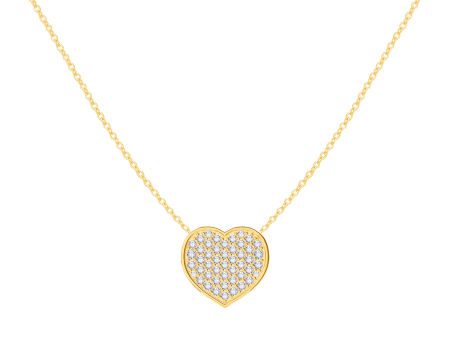 Kids Diamond Heart Necklace Cheap