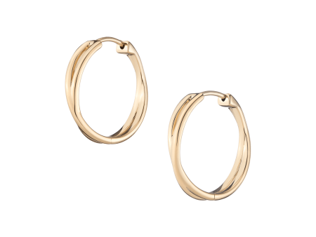 Crossover Hoop Earrings Hot on Sale