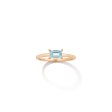 Birthstone Baguette Ring Fashion