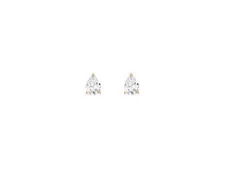 Luxury Pear Lab Grown Diamond Studs Cheap