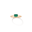 Birthstone Baguette Ring Fashion