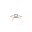 Birthstone Baguette Ring Fashion