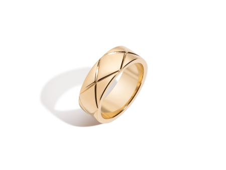 Quilted Gold Ring Online Sale