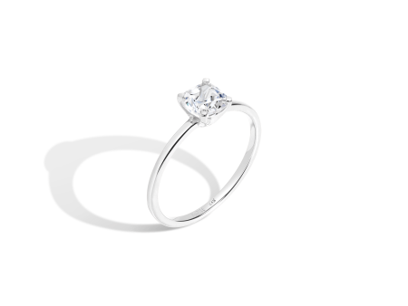 Cushion Cut Solitaire Diamond Ring Cheap