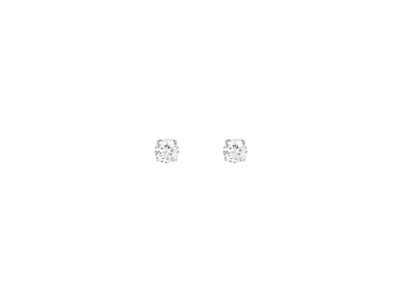 Round Gemstone Solitaire Stud Earrings Online