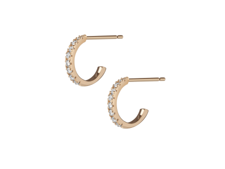 Diamond Huggie Earrings Online now