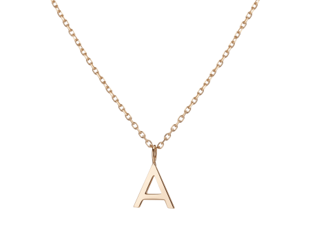 Classic Gold Letter Necklace Hot on Sale