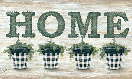 ALP1812 - Gingham Topiaries Home - 18x9 Discount