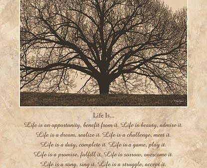 JJ463A - Life Is... - 12x16 Cheap