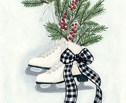 BAKE118 - Vintage Winter Ice Skates - 12x16 Sale