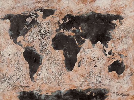 BHAR484 - Old World Map - 16x12 Sale