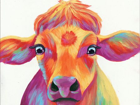 BHAR473 - Cheery Cow - 12x12 Online Hot Sale