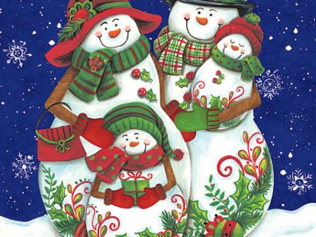 ART1123 - Snow Family I - 12x16 Cheap