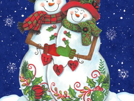 ART1122 - Snow Couple - 12x16 Cheap