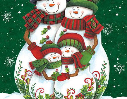 ART1124 - Snow Family II - 12x16 Online Hot Sale