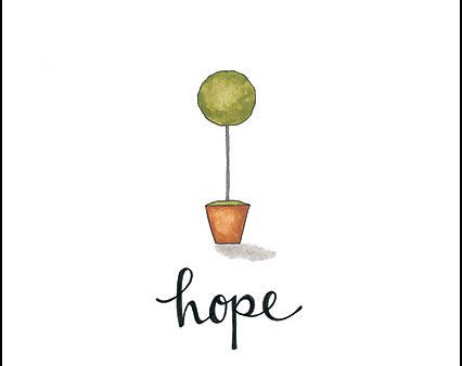 ALP1823 - Little Hope Topiary - 12x16 For Cheap