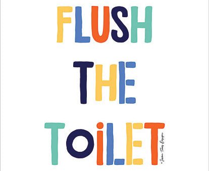 ST465 - Flush the Toilet - 12x16 Online Sale