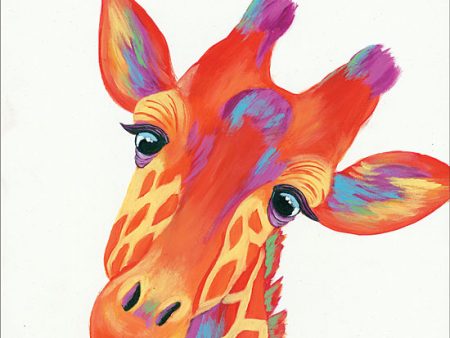 BHAR474 - Cheery Giraffe - 12x12 For Sale